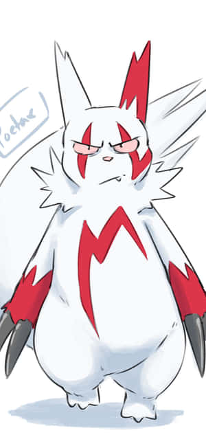 Vredt ansigt af Zangoose — Huawei nova 16 SE Wallpapers