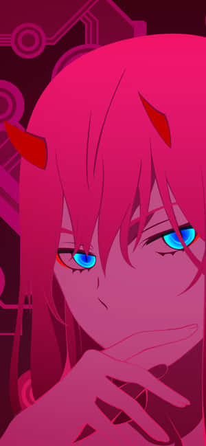 Zero Two baggrund — Galaxy M36 Wallpapers