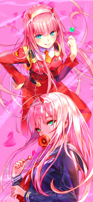 Zero Two baggrund — Moto G Play Wallpapers