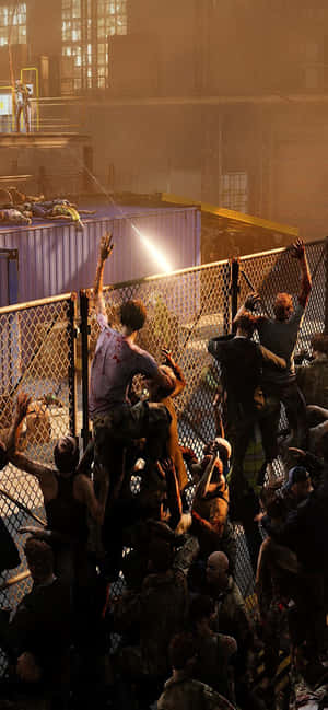 Iphone Xs Max World War Z Baggrund — iPhone 15 Plus Wallpapers