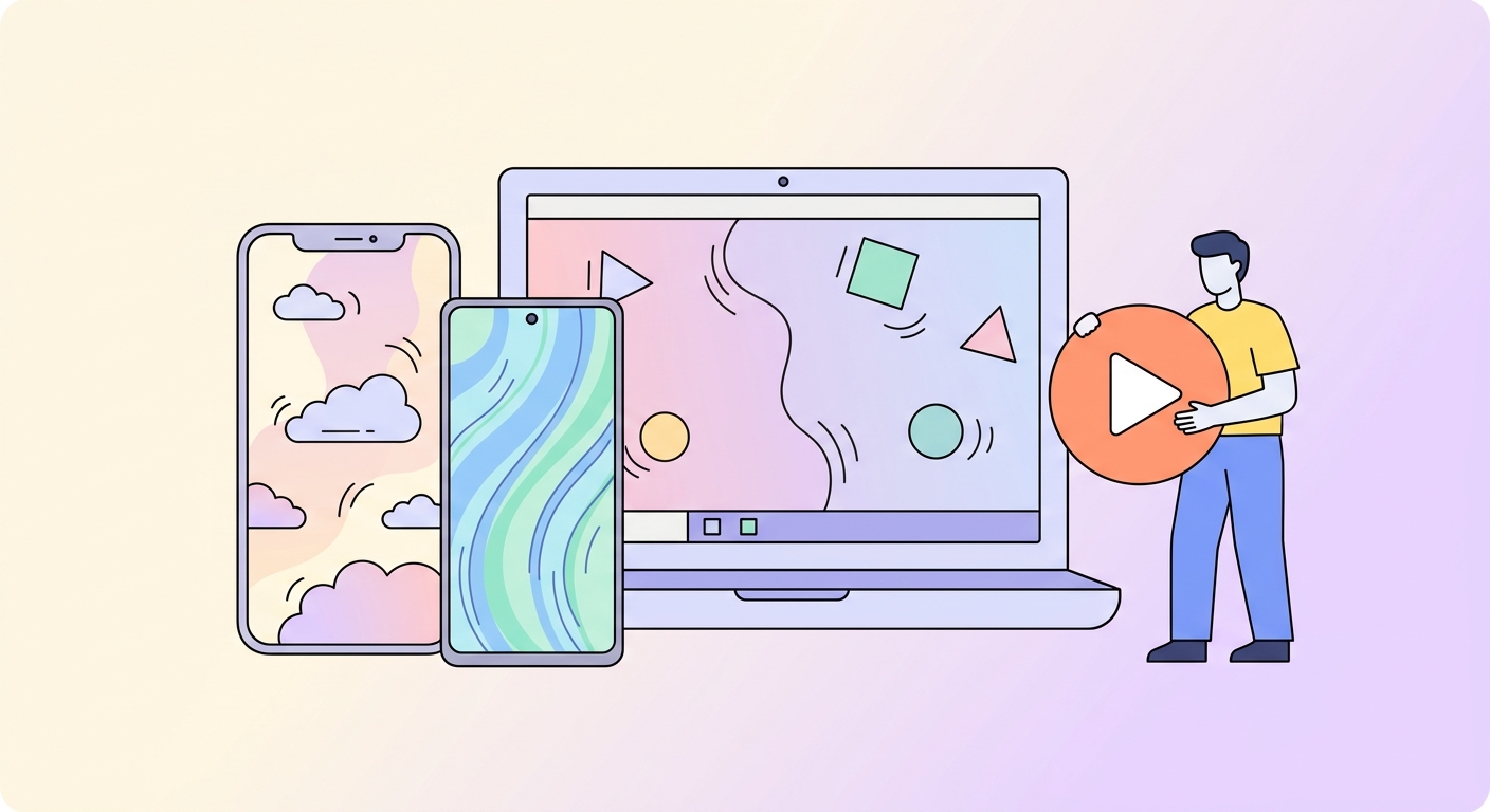 Opsætning af levende og animerede baggrunde — iOS, Android, Windows