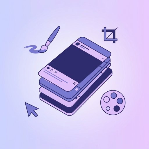 Skabelon til sociale medier | wallpaper image tool preview